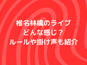 椎名林檎のライブどんな感じ？ルールや掛け声も紹介